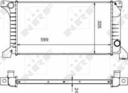 NRF 516212 - Radiator, mühərrikin soyudulması furqanavto.az