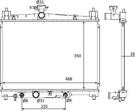 NRF 58644 - Soyuducu, sürücü batareyası furqanavto.az