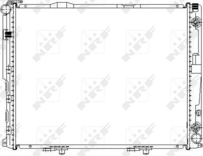 NRF 58156 - Radiator, mühərrikin soyudulması furqanavto.az