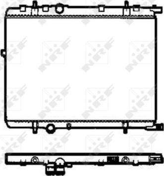 NRF 58306 - Radiator, mühərrikin soyudulması furqanavto.az