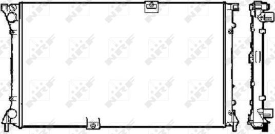 NRF 58330 - Radiator, mühərrikin soyudulması furqanavto.az