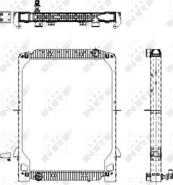 NRF 539568 - Radiator, mühərrikin soyudulması furqanavto.az