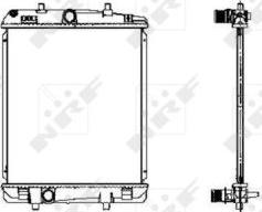 NRF 53460 - Radiator, mühərrikin soyudulması furqanavto.az