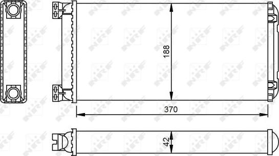 NRF 53549 - İstilik dəyişdiricisi, daxili isitmə furqanavto.az