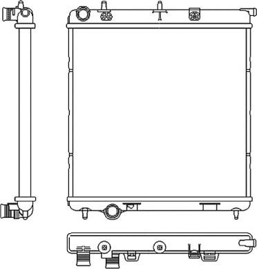 NRF 53531 - Radiator, mühərrikin soyudulması furqanavto.az