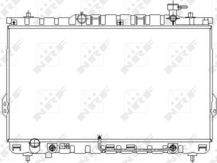 NRF 53646 - Radiator, mühərrikin soyudulması furqanavto.az