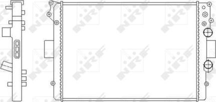 NRF 53613 - Radiator, mühərrikin soyudulması furqanavto.az