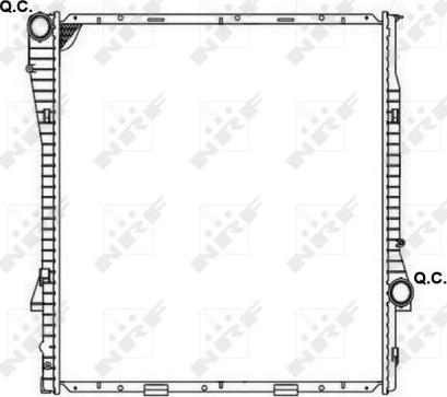 NRF 53183 - Radiator, mühərrikin soyudulması furqanavto.az