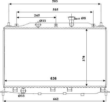 NRF  53822 - Radiator, mühərrikin soyudulması furqanavto.az