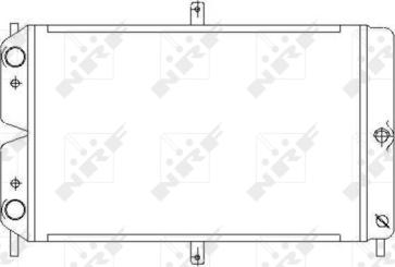 NRF 52008 - Radiator, mühərrikin soyudulması furqanavto.az