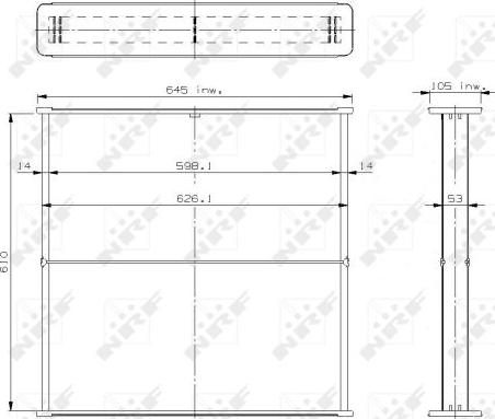 NRF 14222 - Nüvə, radiator furqanavto.az