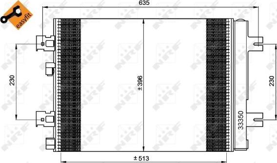 NRF 35947 - Kondenser, kondisioner furqanavto.az