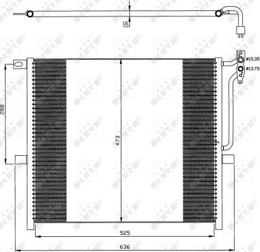 NRF 35468 - Kondenser, kondisioner furqanavto.az