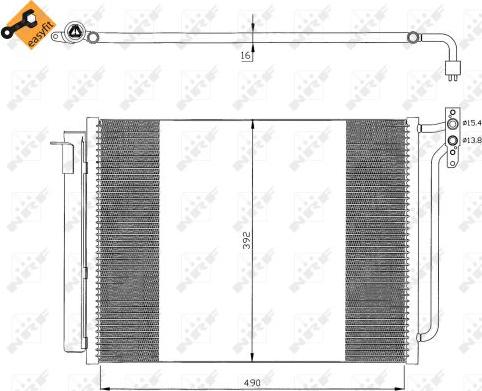 NRF 35406 - Kondenser, kondisioner furqanavto.az