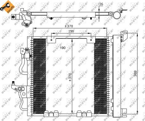 NRF 35598 - Kondenser, kondisioner furqanavto.az