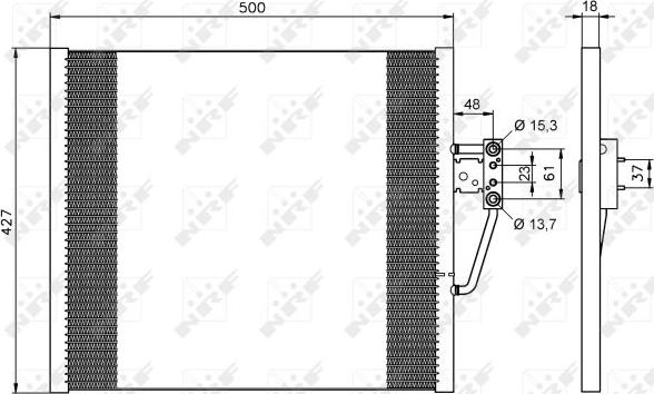 NRF 35587 - Kondenser, kondisioner furqanavto.az