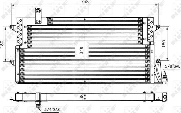 NRF 35534 - Kondenser, kondisioner furqanavto.az