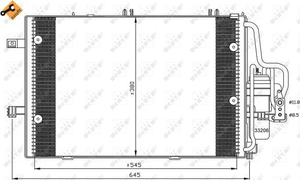 NRF 35530 - Kondenser, kondisioner furqanavto.az