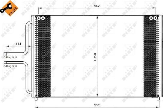 NRF 35533 - Kondenser, kondisioner furqanavto.az