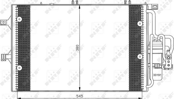 NRF 35529 - Kondenser, kondisioner furqanavto.az