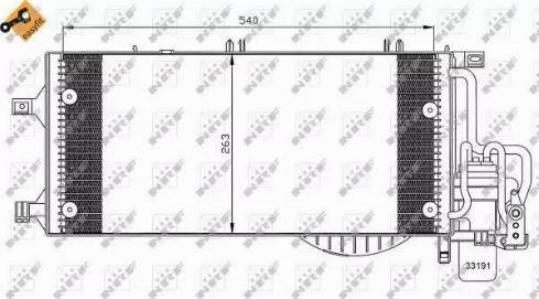 NRF 35528 - Kondenser, kondisioner furqanavto.az