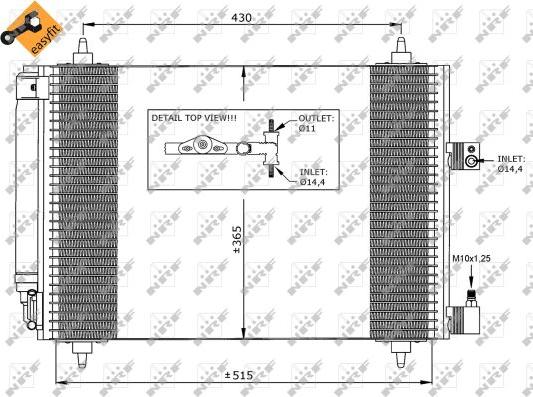 NRF 35649 - Kondenser, kondisioner furqanavto.az