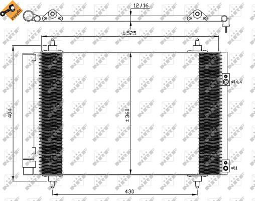 NRF 35610 - Kondenser, kondisioner furqanavto.az