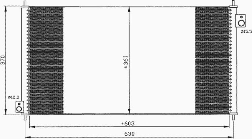 NRF 35682 - Kondenser, kondisioner furqanavto.az