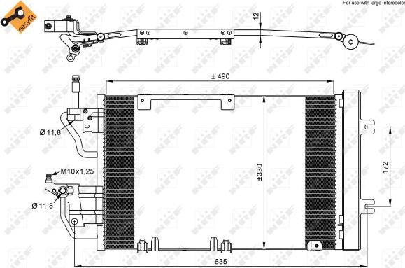 NRF 35633 - Kondenser, kondisioner furqanavto.az