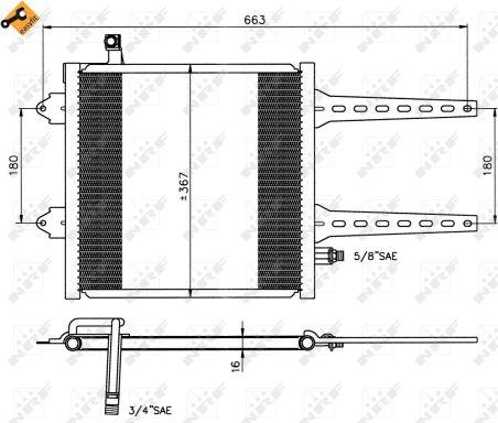 NRF 35049 - Kondenser, kondisioner furqanavto.az