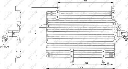 NRF 35052 - Kondenser, kondisioner furqanavto.az