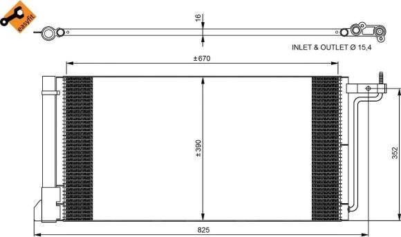 NRF 350051 - Kondenser, kondisioner furqanavto.az