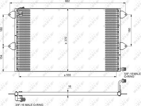 NRF 35034 - Kondenser, kondisioner furqanavto.az