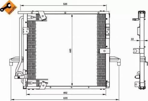 NRF 35133 - Kondenser, kondisioner furqanavto.az