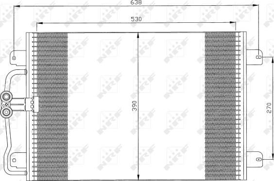 NRF 35832 - Kondenser, kondisioner furqanavto.az