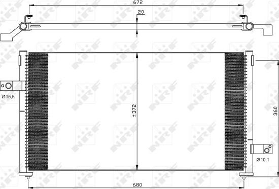 NRF 35877 - Kondenser, kondisioner furqanavto.az