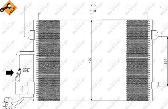 NRF 35359 - Kondenser, kondisioner furqanavto.az