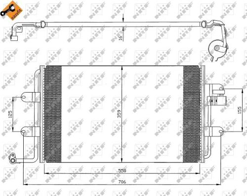 NRF 35300 - Kondenser, kondisioner furqanavto.az