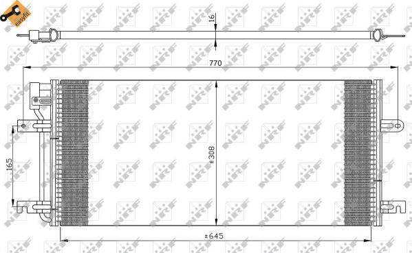 NRF 35316 - Kondenser, kondisioner furqanavto.az