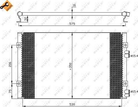 NRF 35384 - Kondenser, kondisioner furqanavto.az