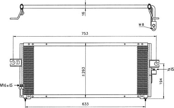 NRF 35331 - Kondenser, kondisioner furqanavto.az