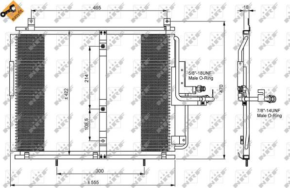 NRF 35244 - Kondenser, kondisioner furqanavto.az