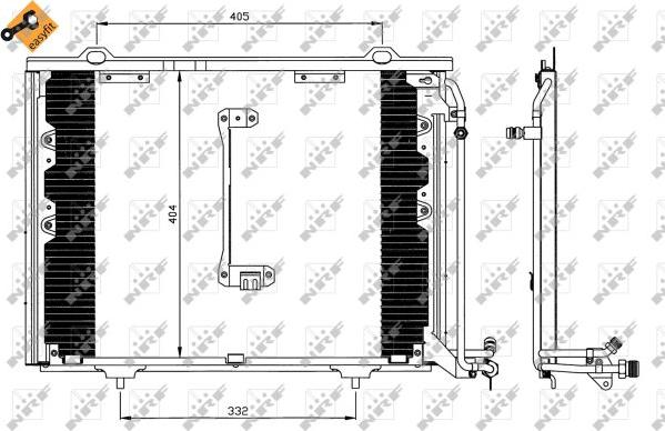 NRF 35214 - Kondenser, kondisioner www.furqanavto.az