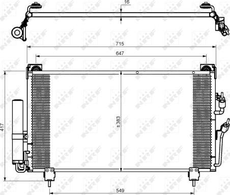 NRF 35755 - Kondenser, kondisioner furqanavto.az