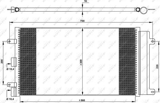 NRF 35752 - Kondenser, kondisioner furqanavto.az