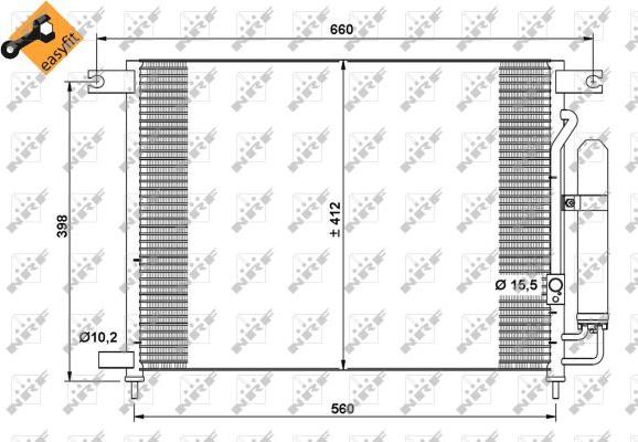 NRF  35766 - Kondenser, kondisioner furqanavto.az