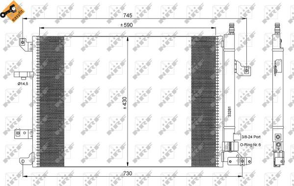 NRF 35739 - Kondenser, kondisioner furqanavto.az