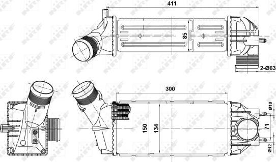 NRF 30908 - Intercooler, şarj cihazı furqanavto.az