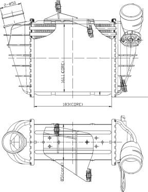 NRF 309073 - Intercooler, şarj cihazı furqanavto.az