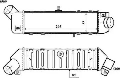 NRF 30412 - Intercooler, şarj cihazı furqanavto.az